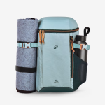 Mochila compacta e isotérmica Ice 10 L 100 color azul lluvioso, Quechua