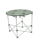 Mesa Plegable National Geographic Serengeti con Posavasos Gris