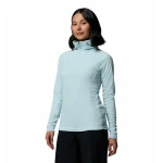 Polar Con 1/2 Cierre Mujer Glacial™ IV color turquesa pálido COLUMBIA talla M - Imagen 2