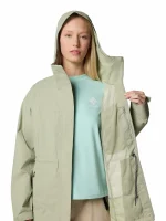 Casaca Impermeable Larga Mujer Hikebound™ II talla L - Imagen 5