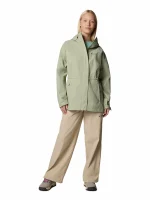 Casaca Impermeable Larga Mujer Hikebound™ II talla L - Imagen 6